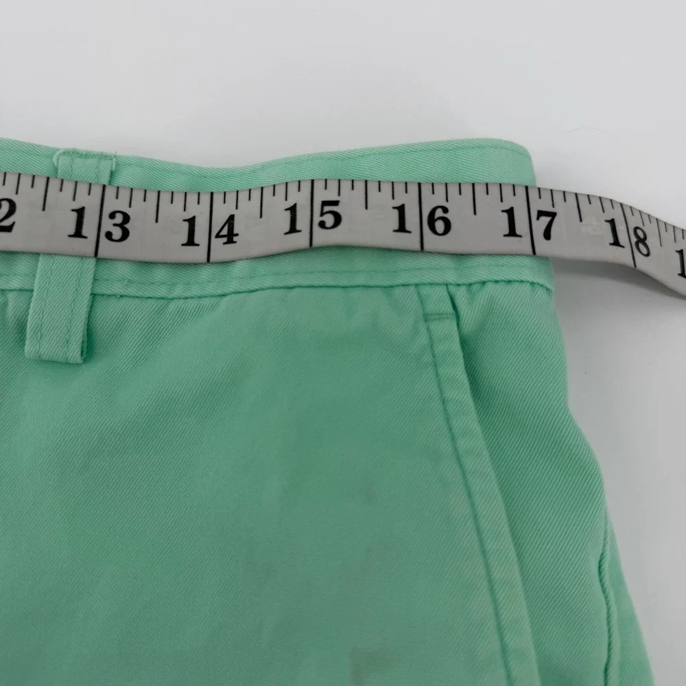 Southern Tide Shorts Mens 34 Mint Green Chino Cotton Twill Preppy Skipjack 8.5